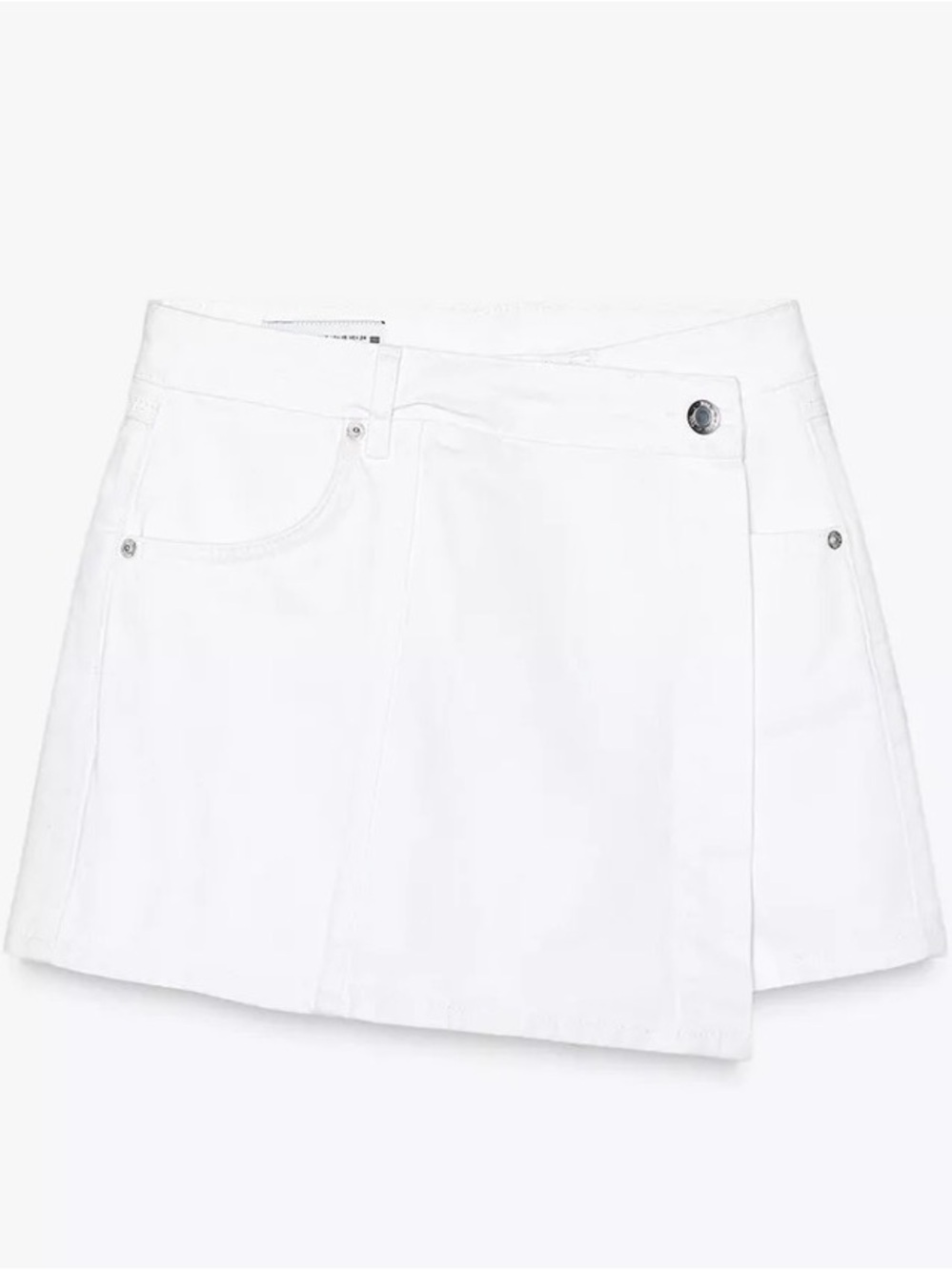 Zara White Denim Skort